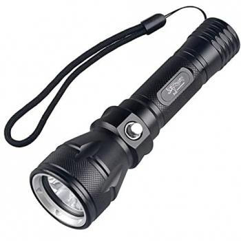 Linterna Focus Negra Metalsub con Foco Ajustable