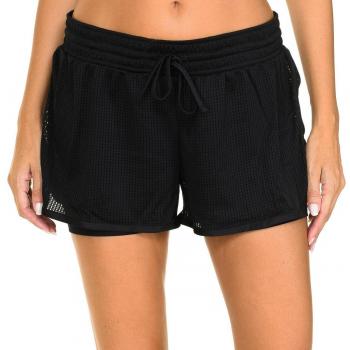 Short Deportivo 2 en 1 D07MP para mujer con ajuste mediante cordón, diseño elástico y deportivo