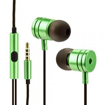 Auriculares MI Stereo de Metal con botón para Seleccionar Canciones - Verde limón