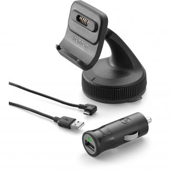 Kit de Soporte TomTom Click-and-Drive para Parabrisas con Cargador de Coche y Cable USB, Compatible con Modelos TomTom GO y GO Professional de 5'' y 6''
