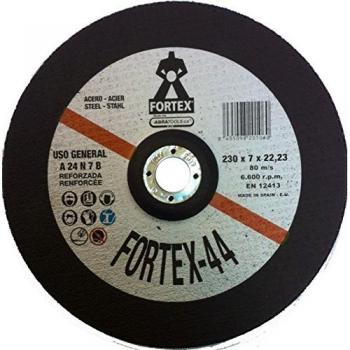 DISCO DESBASTE METAL FORTEX 230x7x22 MM A24N7B-230