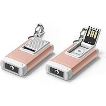 Ledlenser K4R Llavero, 120 lúmenes, 25 metros de alcance, 3,5 horas de funcionamiento, recargable, incluye