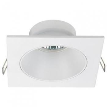 Empotrable Fijo Blanco Cuadrado Zeus - Iluminación Interior de Alta Calidad
