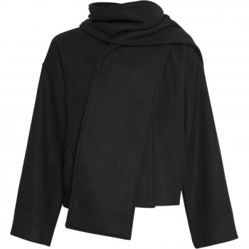Moss Copenhagen Syden Women's Scarf Jacket with Kimono Sleeves
