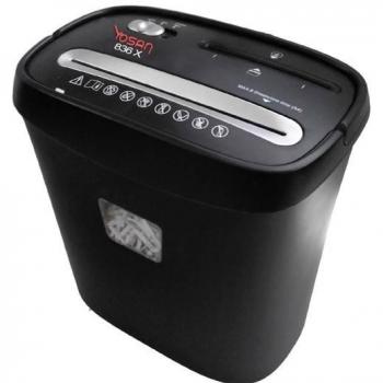 Trituradora de Papel Yosan 836X 15 L - Negro