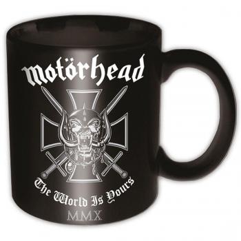 Motorhead - Iron Cross (The World Is Yours) Boxed Mug - Tasse im Geschenkkarton