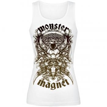 Monster Magnet Throne Gradient Top Mujer Blanco XXL