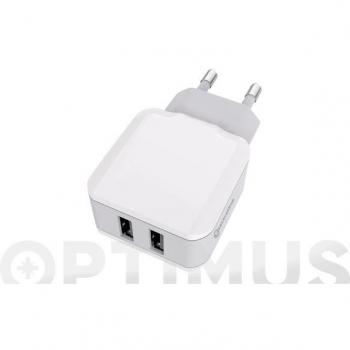 Cargador USB doble carga rápida 3,4A