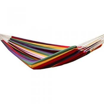 Hamaca XXL Multicolor para 2 Personas 400x160cm Soporta hasta 150kg 100% Algodón