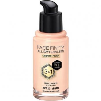 Max Factor Facefinity All Day Flawless Long-Lasting Foundation SPF 20 Shade 10 Fair Porcelain 30 ml