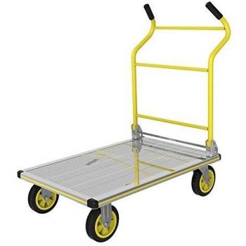 Carretilla Plegable Stanley de Aluminio, Carga Máxima 350 kg, Dimensiones Plataforma 90x61 cm