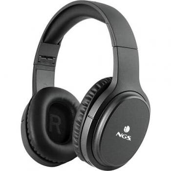 NGS Artica Taboo Wireless Bluetooth Headphones with Active Noise Cancellation, 40-Hour Battery Life, Adjustable Headband, Black