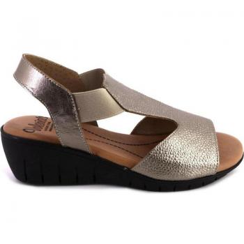 VALERIA'S 1012 Sandalias de mujer taupe PIEL 524
