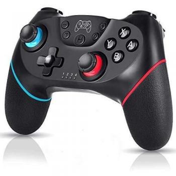 Mando Inalámbrico para Nintendo Switch, Wireless Pro Controller Controlador Inalámbrico con Función Gyro Axis/Dual Shock y Turbo Mando Inalámbrico Compatible con Nintendo Switch/Lite