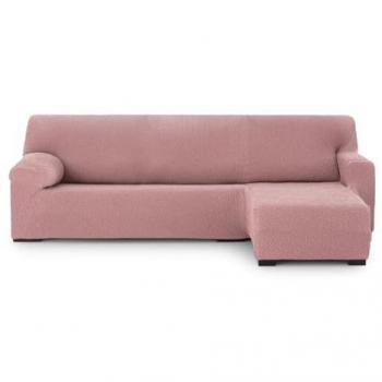 Funda para chaise longue de brazo corto derecho Eysa THOR Rosa 110 x 110 x 310 cm