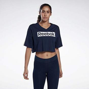 Reebok Te Linear Logo Graphictee Camiseta, Mujer, Maruni, M