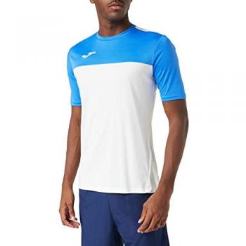 Joma Winner Camisetas Equip. M/C, Hombre, Blanco Royal, 2XS