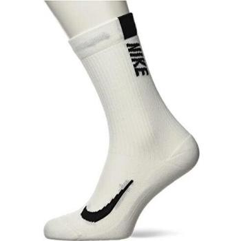 Nike Multiplier Crew Sports Socks 2 Pack - White - Size: 38-42