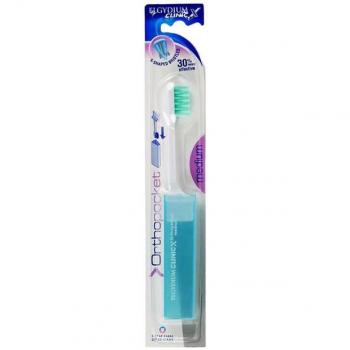 Elgydium Clinic X Orthopocket Travel Toothbrush