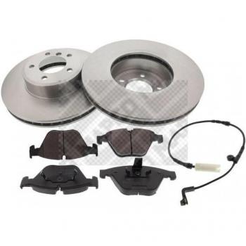 Kit de discos de freno y pastillas MAPCO 47781, frenos de disco, incluye discos de freno y pastillas, compatible con vehículos específicos según la referencia 47781
