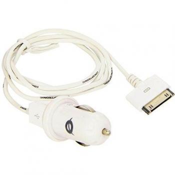 Conceptronic 20-CAR2ASET Kit Cargador para Coche A 2 USB 5V 2A Y Cable USB, C05-228