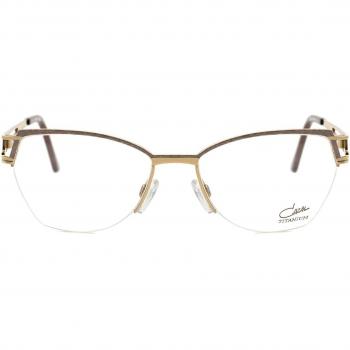 Cazal 1266 001 Armazones para Hombre Plateadas con lentes recetados, color plateado, tamaño 53
