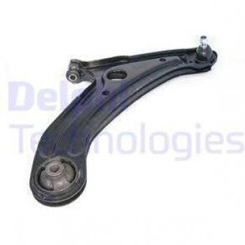 DELPHI control arm TC1405 - Barra oscilante de suspensión de ruedas, fabricada en material duradero, diseño optimizado para mejorar la estabilidad y el manejo del vehículo, incluye bujes preinstalados para una fácil instalación,