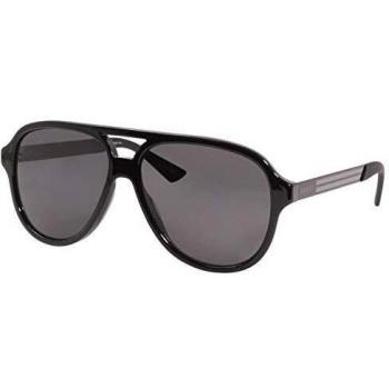 Gucci GG0688S Classic Aviator Sunglasses, Black Male, Size: 59 MM