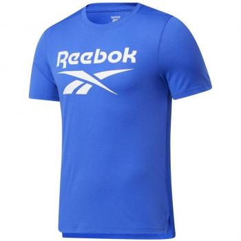 Camiseta de Manga Corta Hombre Reebok Workout Ready Supremium Azul