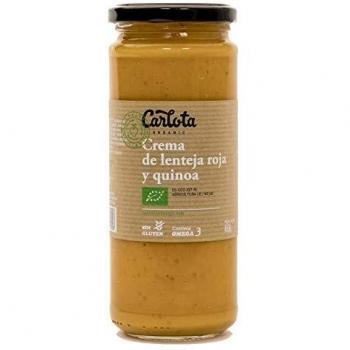 LaCasadeTé - Crema lenteja roja quinoa CARLOTA 450 gr BIO