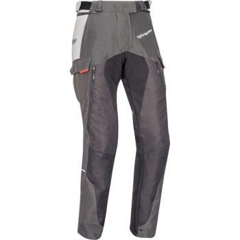 Ixon Pantalones de Moto para Mujer Eddas Negro-Antracita, Pantalones textiles para motocicletas, color negro y gris, talla 3XL