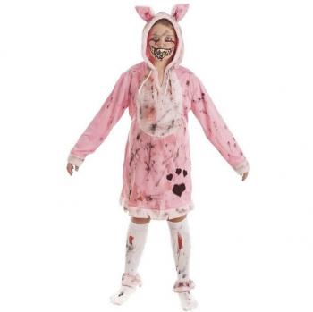 Disfraz de Cerdita Zombie con Maquillaje para niña de 3-5 años
