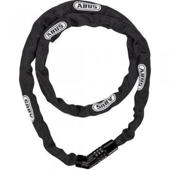 Abus Steel-O-Chain 4804C Combination Lock - 110 cm - Special Steel - Security Level 3 - Black/White