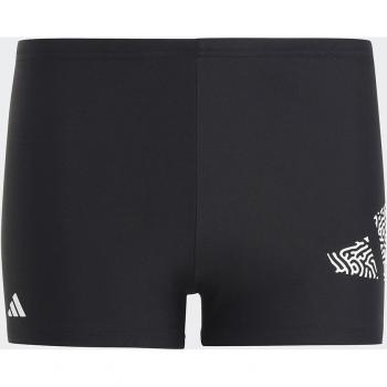 Bañador bóxer de niños adidas 3 bandas negro