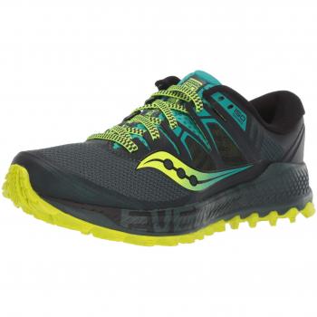 Saucony Peregrine ISO, Zapatillas de Trail Running para Hombre, Verde