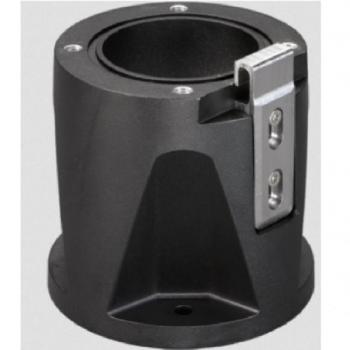 Adaptador de tubo Bosch MIC-DCA-HB para cámaras de seguridad con bisagra y montaje en red, color negro