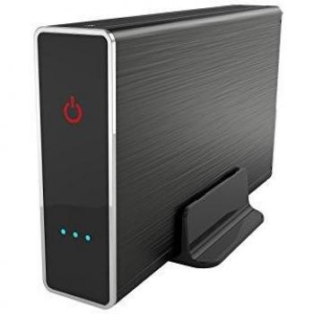 Carcasa de Disco Duro CoolBox SlimChase A-3503, 3.5, SATA, USB 3.0, Negra