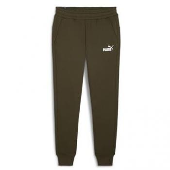 Puma Essentials Logo Pants FL Cl Hombre Verde XL