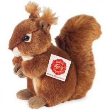 Peluches Ardilla Teddy 17 cm - Dimensiones: 15x9x17 cm, material suave, diseño tierno y amigable