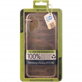 Funda Muvit for Change Recycletek Transparente Compatible con Samsung Galaxy A13 4G