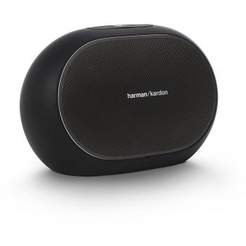 Harman Kardon Omni 50+ - Altavoz HD inalámbrico para Interiores/Exteriores con batería Recargable y spotify Connect, Google Cast, Bluetooth y firecast, Negro