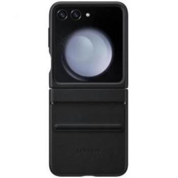 Samsung Galaxy Z Flip Leather Cover EF-VF700LBEGUS Black
