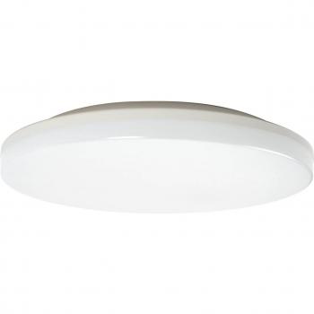 Prios Artin Plafón LED Redondo 33 cm, Lámpara de techo Moderna en Blanco, fabricado en Plástico e.o., ideal para Cuarto de baño, con 1 llama