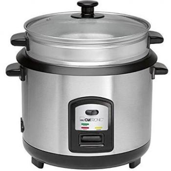 Arrocera Clatronic RK 3567 de Acero Inoxidable, 700W, Capacidad de 1.8 Litros, Plateada