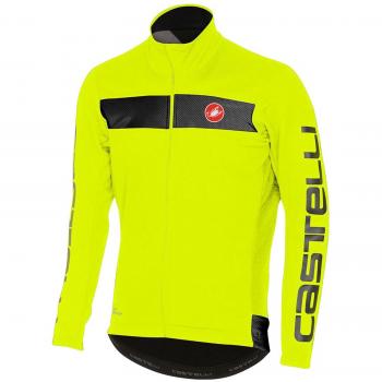 Castelli Chaqueta Ciclismo 2017 Raddoppia Amarillo Fluorescent