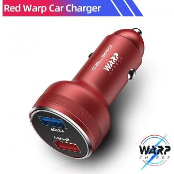 Cargador de Coche USB Dual One Plus Warp Dash con Cable 30W Carga Rápida para OnePlus Nord 8, 7T, 7 Pro, 6T, 5T