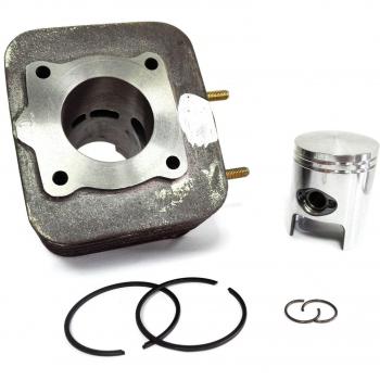 Grupo Térmico Cilindro fundido Pistón cintas segmentos Original Piaggio 487851 para Piaggio Zip RST 50 1996/1999