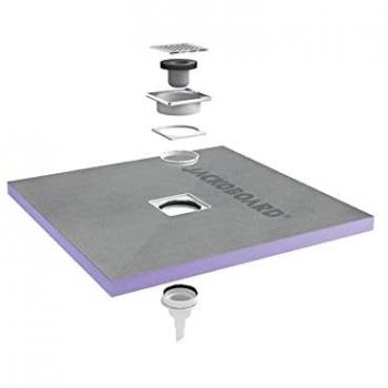 Plato de ducha Aqua Centrado 1000x1000x40mm con desagüe vertical libre Jackon
