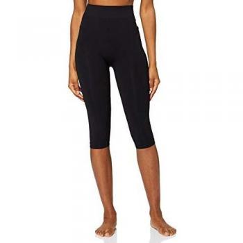Anaissa Malla postparto pirata adelgaza en 30 días vientre plano con fibra inteligente Emana Leggings, NEGRO, 36