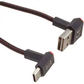 Cable USB 2.0 de 0,5 m tipo A a tipo C - Negro